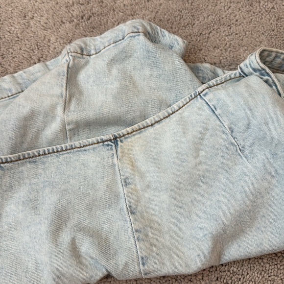 WeWoreWhat Cut-Out Denim Mini Skirt | Size Medium - Picture 4 of 9